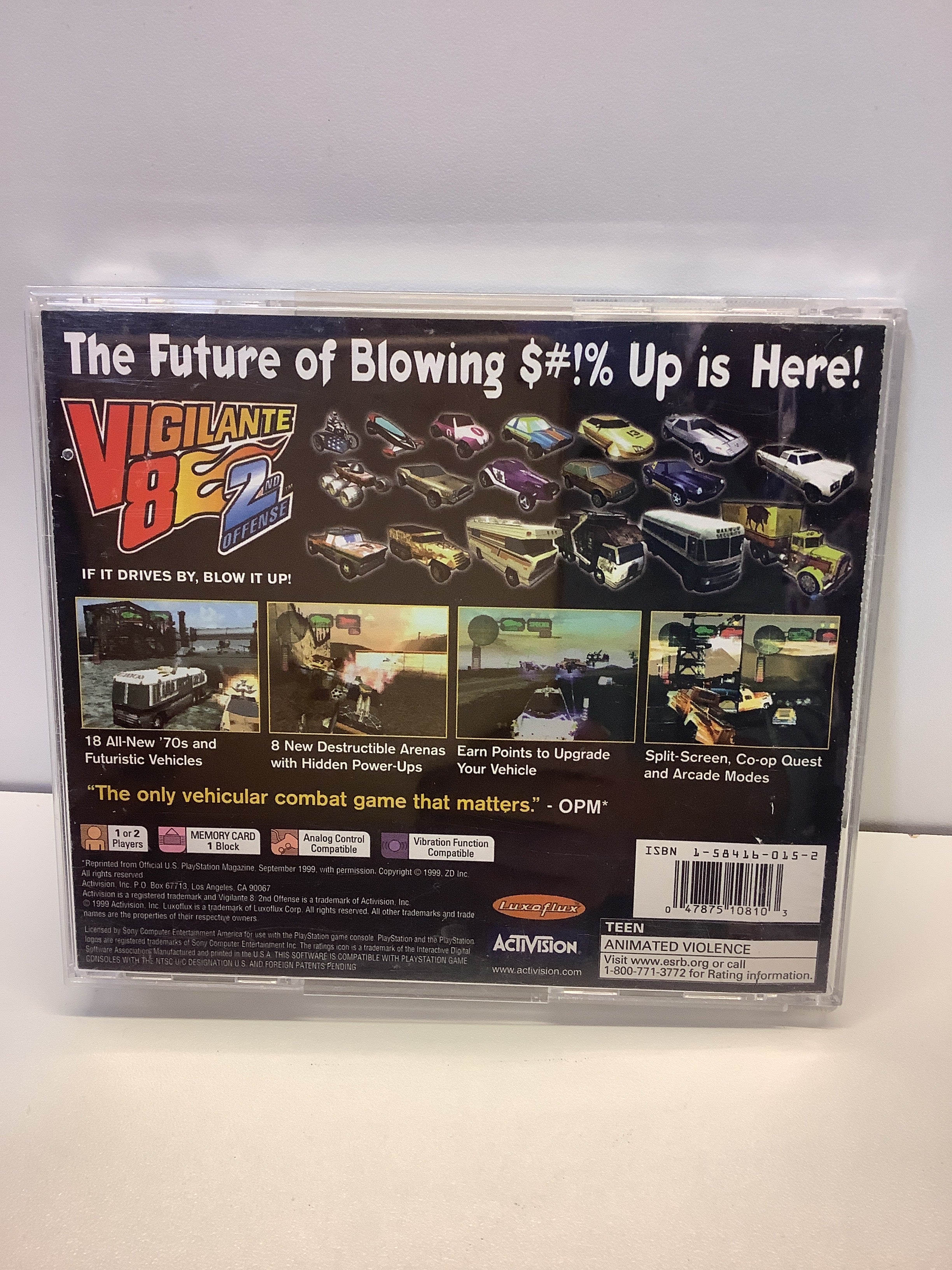 Vigilante 8 2nd Offense - Playstation – Stateline Video Games Inc.