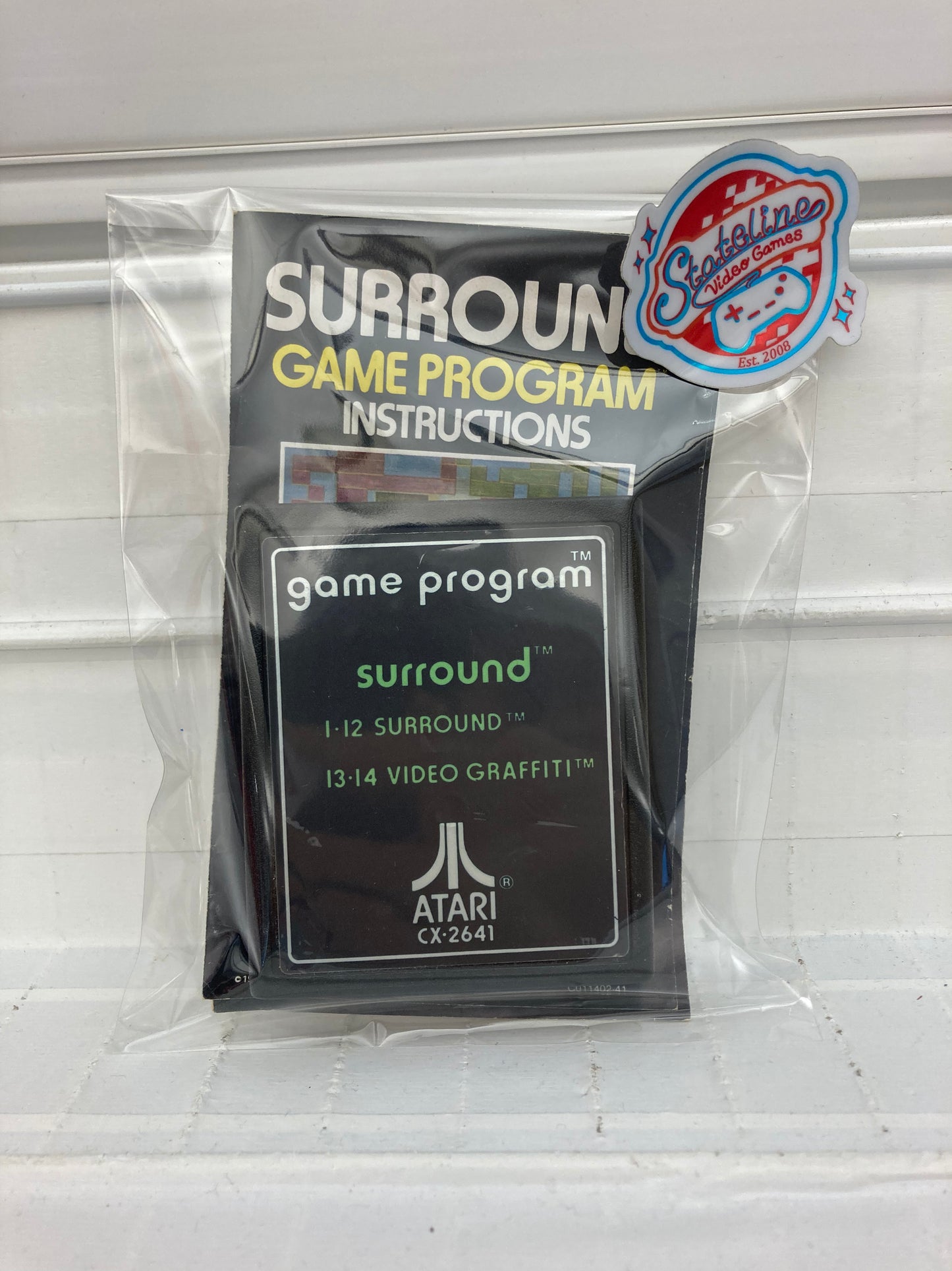 Surround [Text # Side Label] - Atari 2600