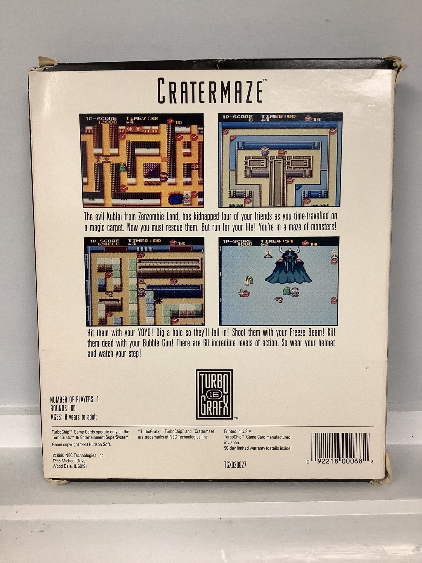Cratermaze - TurboGrafx-16