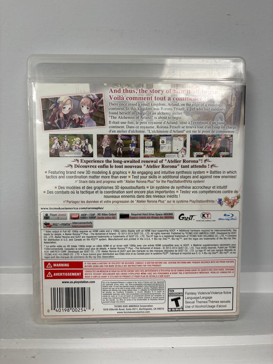 Atelier Rorona Plus: The Alchemist of Arland - Playstation 3