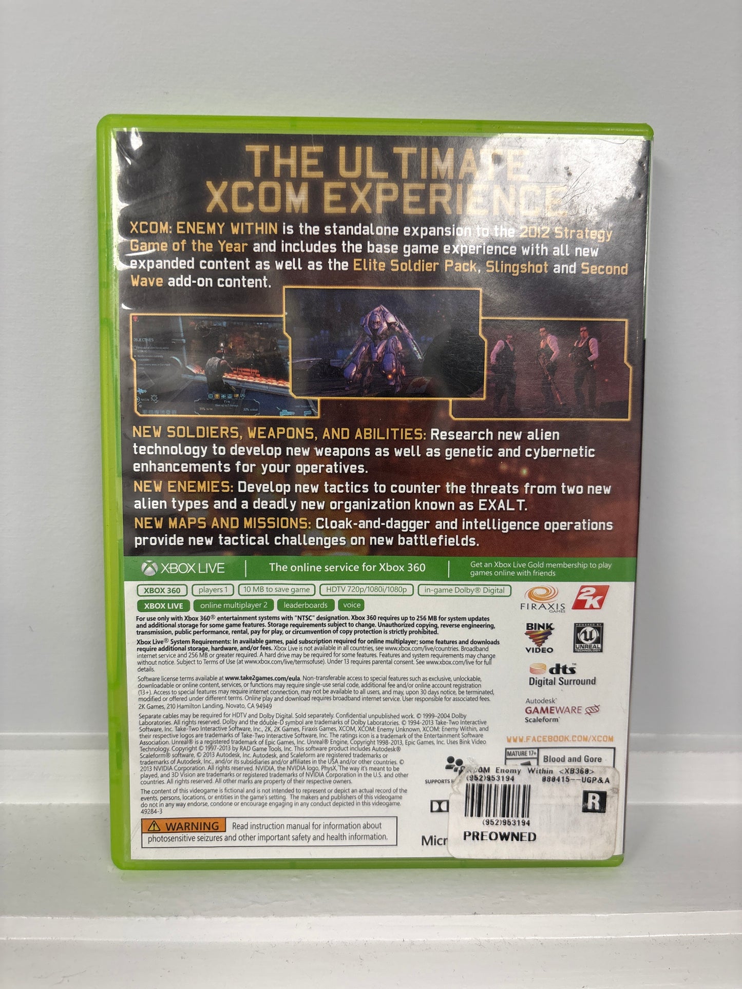 XCOM Enemy Within [Commander Edition] - Xbox 360