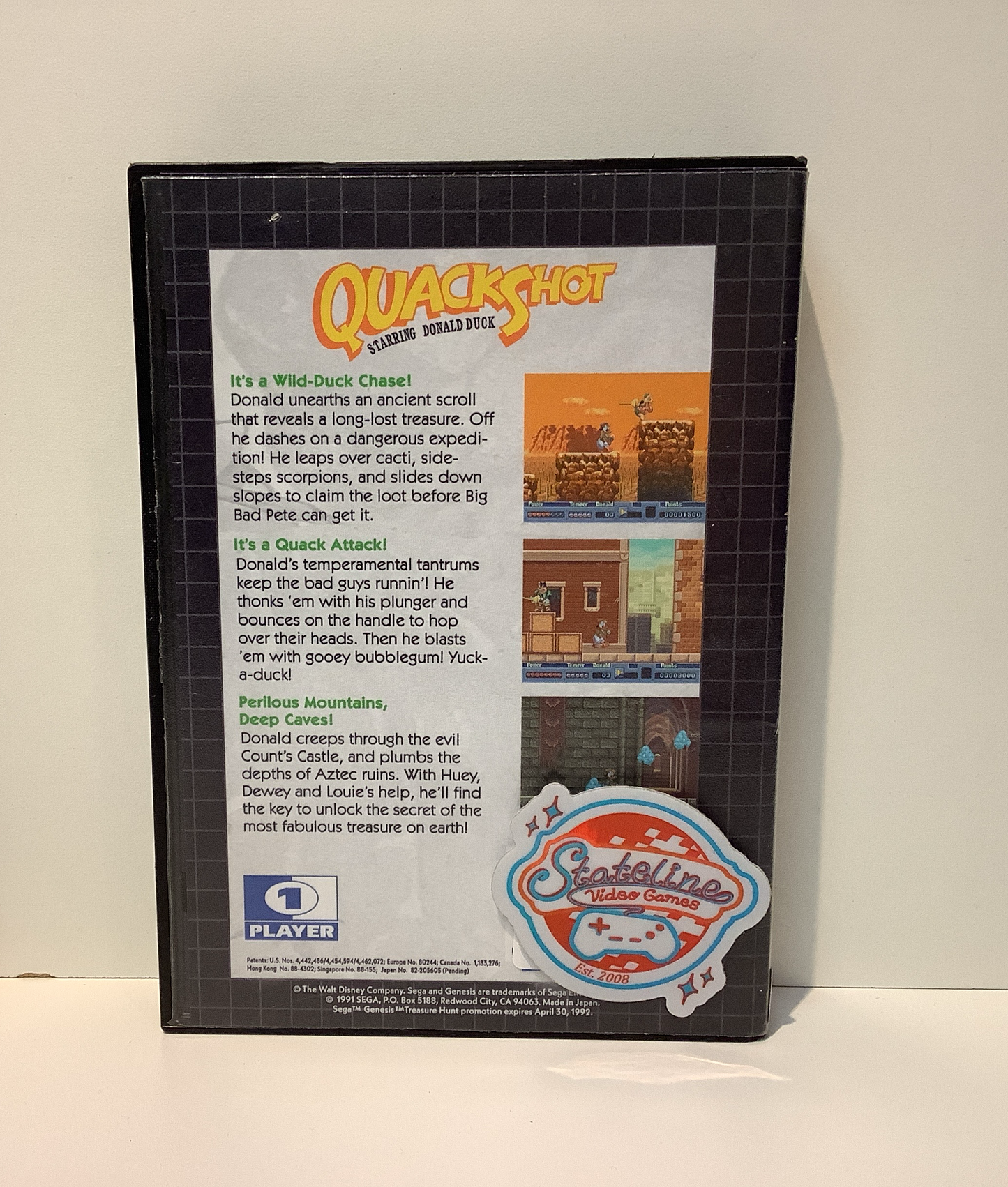 QuackShot Starring Donald Duck - Sega Genesis