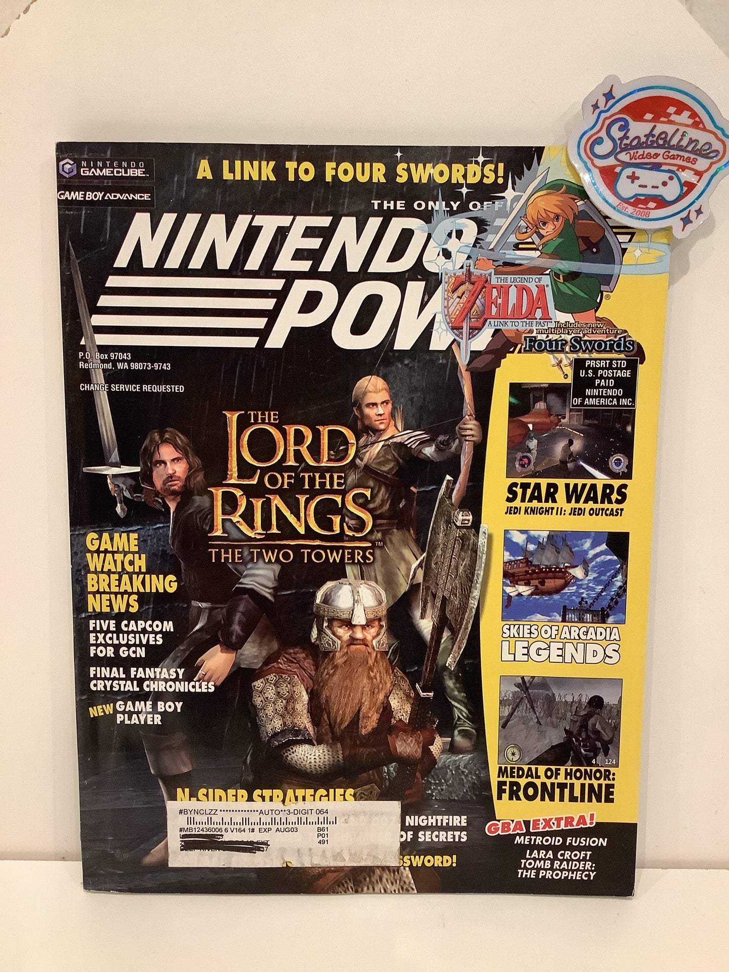 [Volume 164] The Lord of the Rings The Two Towers - Nintendo Power