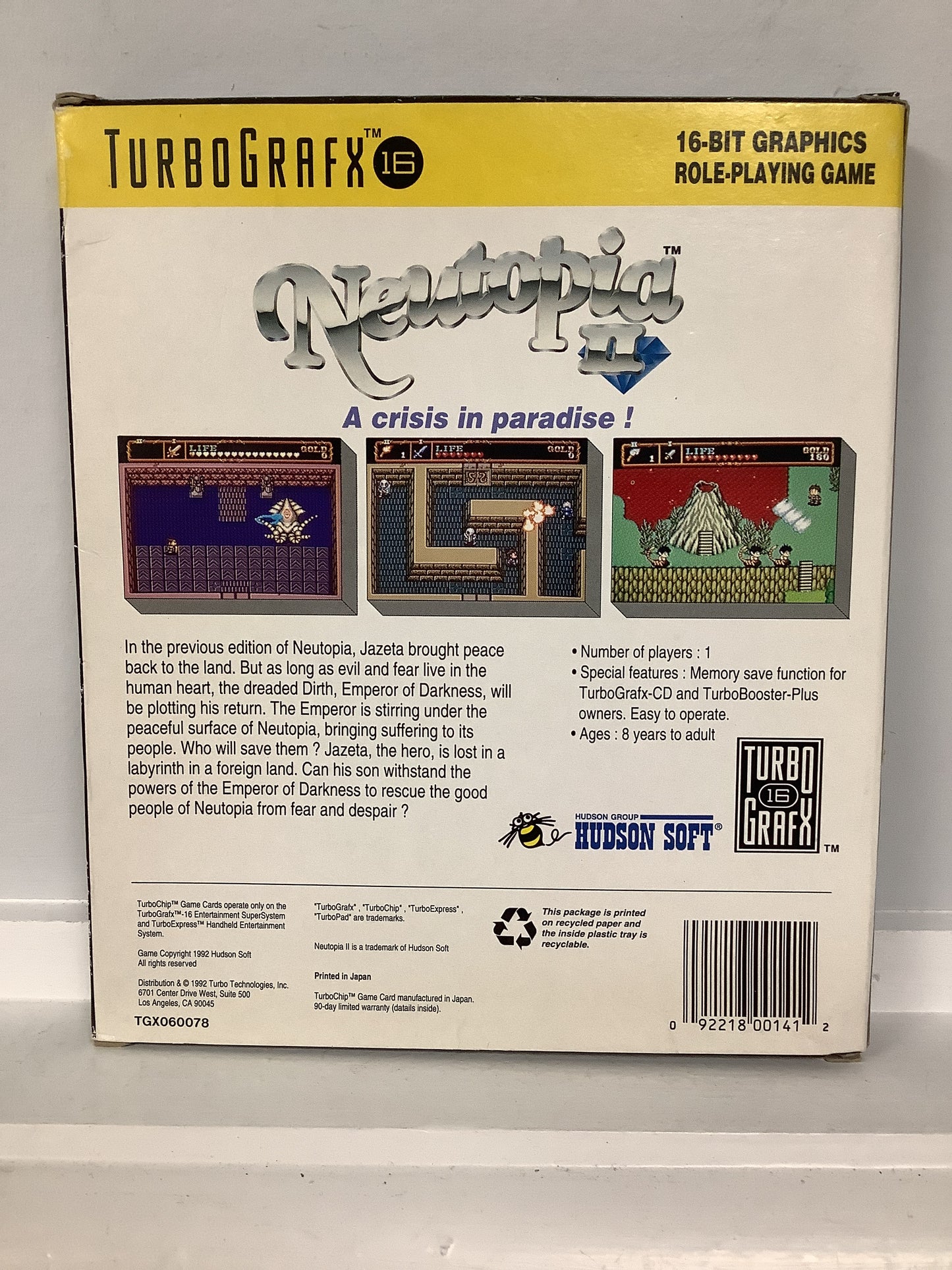 Neutopia II - TurboGrafx-16