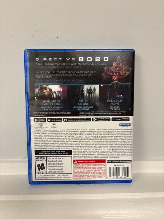 Directive 8020 [Deluxe Edition] - PlayStation 5