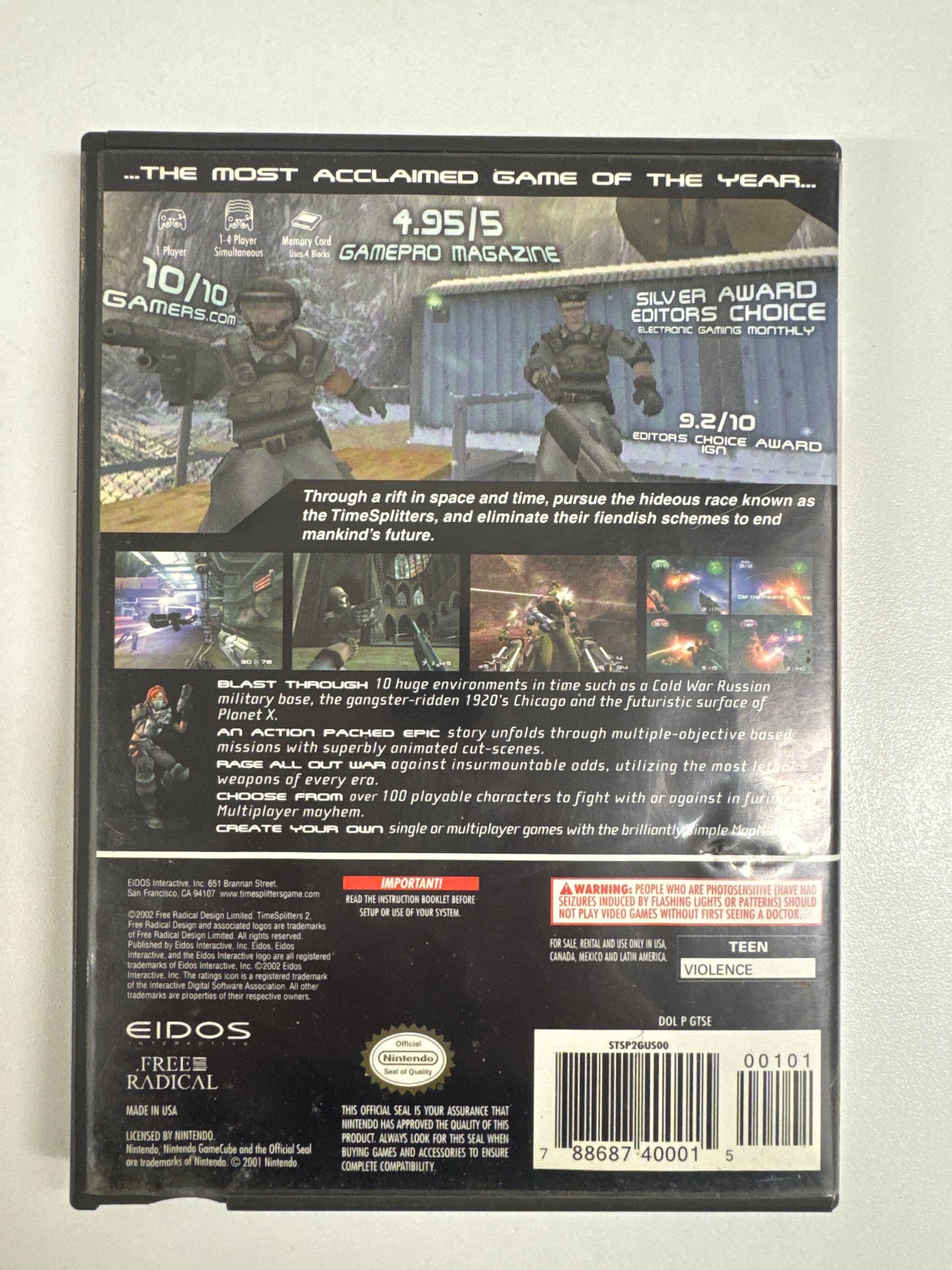 Time Splitters 2 - Gamecube