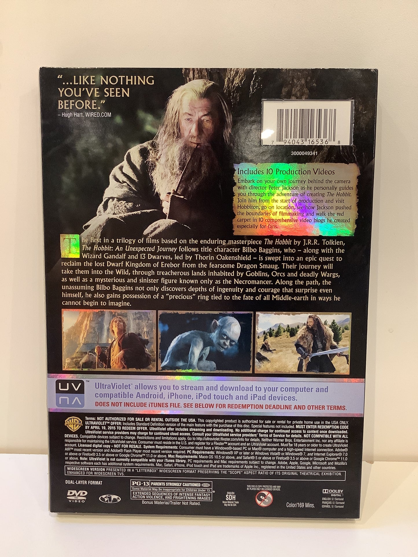 The Hobbit: An Unexpected Journey - DVD