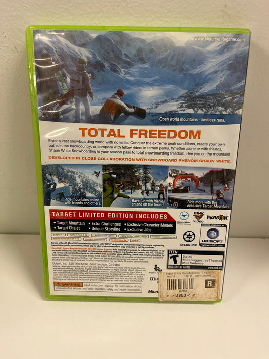 Shaun White Snowboarding [Target Limited Edition] - Xbox 360