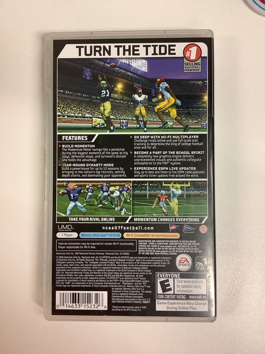 NCAA Football 2007 - PSP
