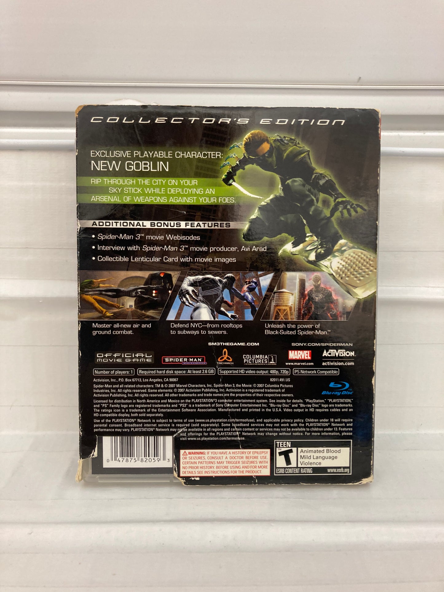 Spiderman 3 Collector's Edition - Playstation 3
