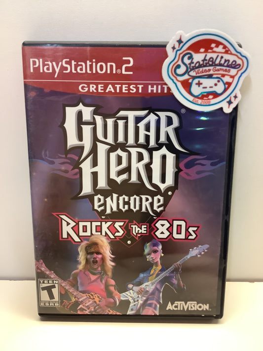 Guitar Hero Encore Rocks the 80's [Greatest Hits] - Playstation 2