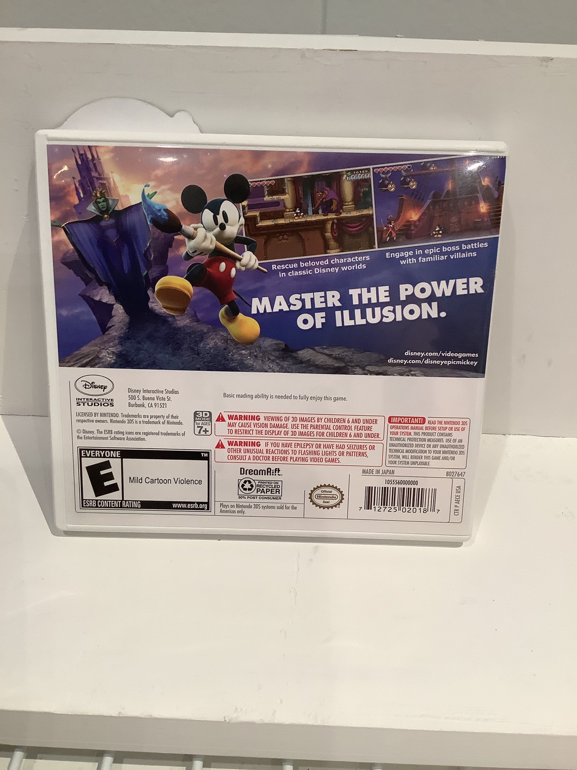 Epic Mickey: Power of Illusion - Nintendo 3DS – Stateline Video Games Inc.