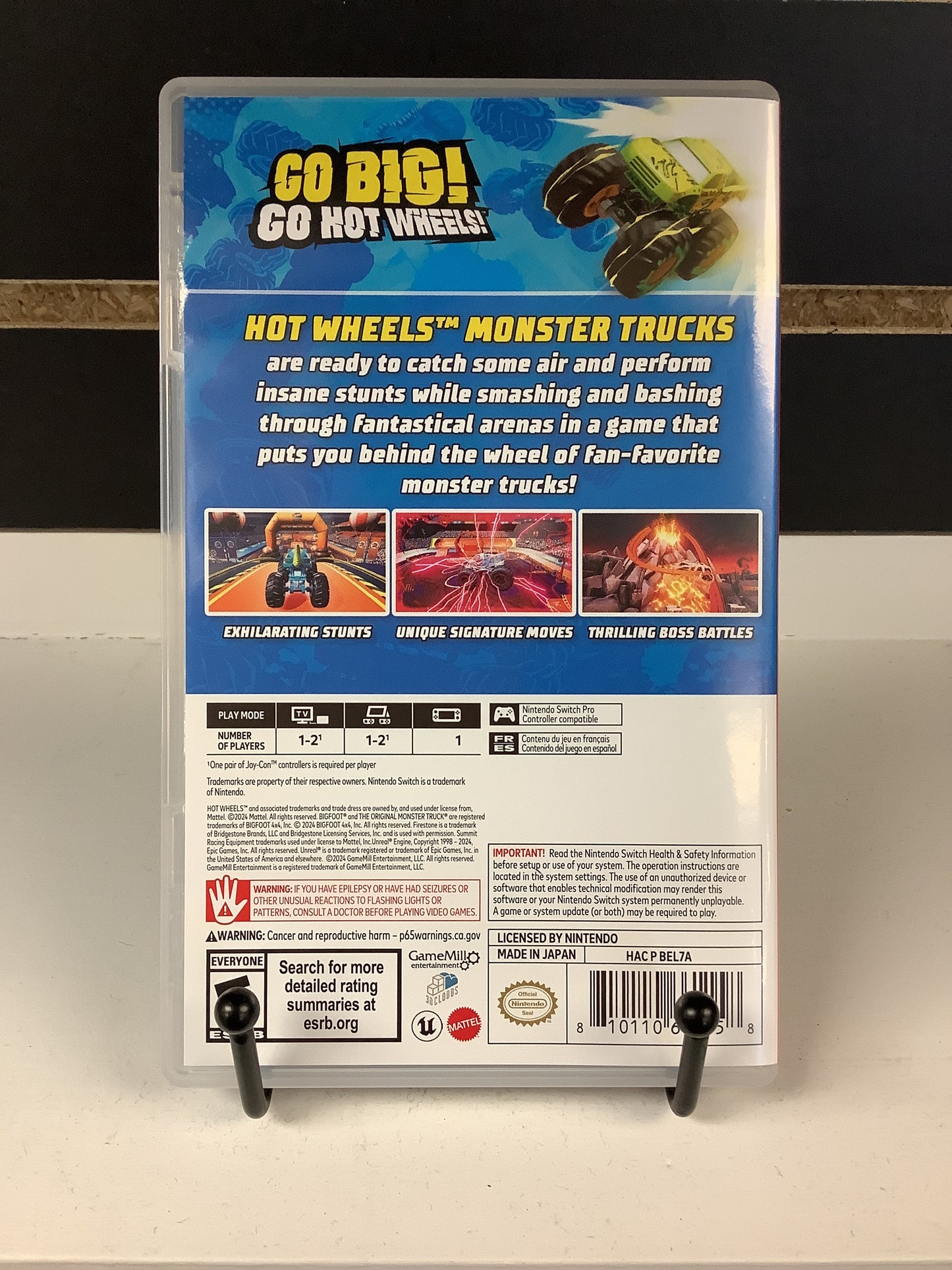 Hot Wheels Monster Trucks: Stunt Mayhem - Nintendo Switch