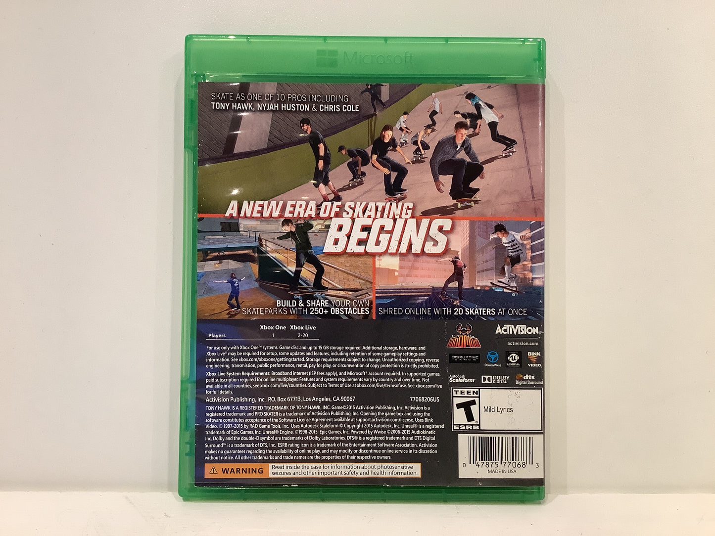 Tony Hawk 5 - Xbox One