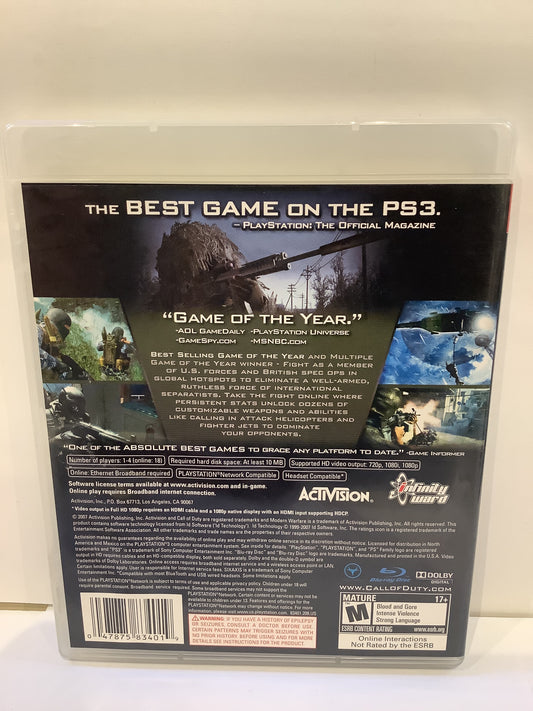 Call of Duty 4 Modern Warfare [Game of the Year] - Playstation 3