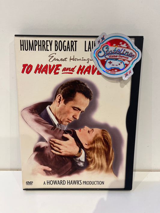 To Have and Have Not - DVD