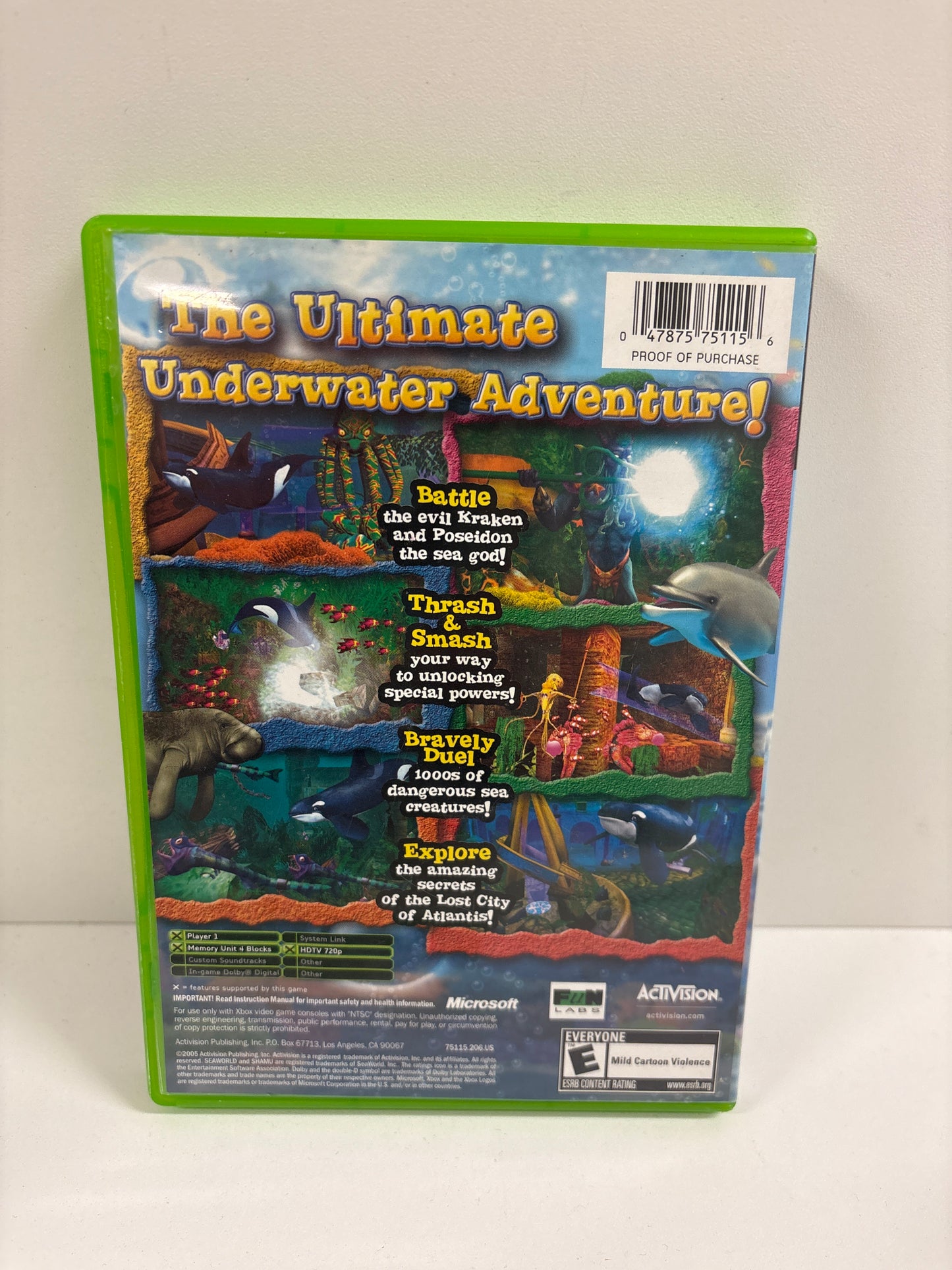 Shamu's Deep Sea Adventures - Xbox