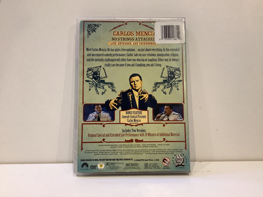 Carlos Mencia: No Strings Attached - DVD