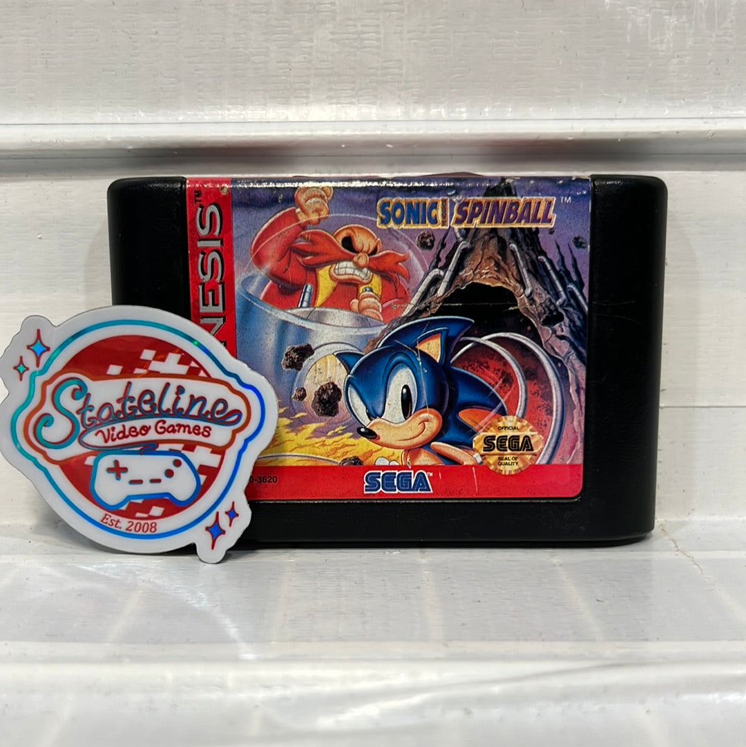 Sonic Spinball Sega Megadrive - Jeux vidéo Sonic Spinball Sega Megadrive - Jeux vidéo