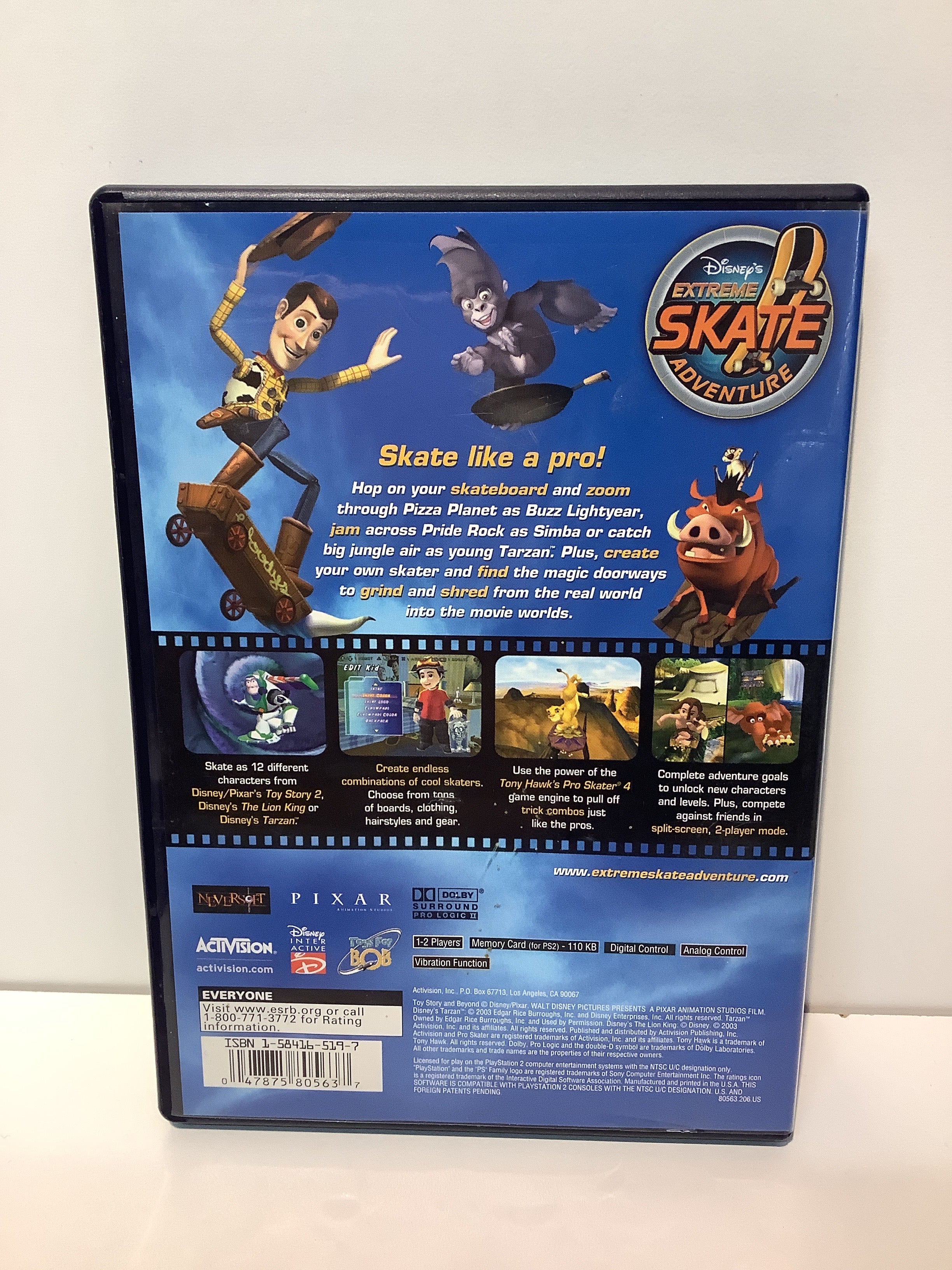 Disney's Extreme Skate Adventure - Playstation 2 – Stateline Video