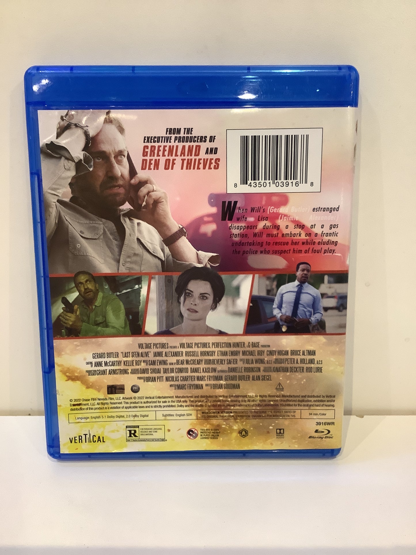 Last Seen Alive - Blu-Ray