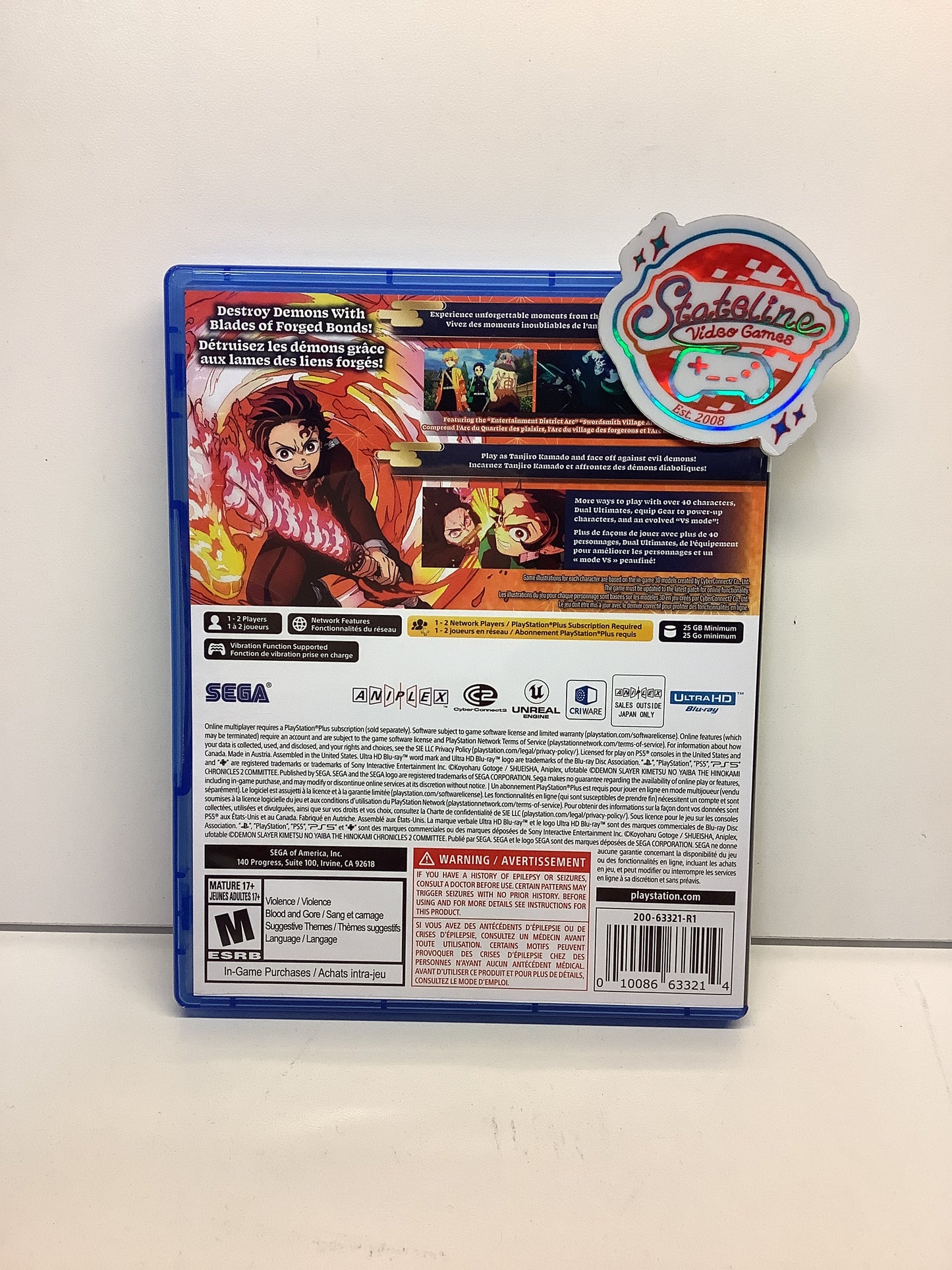 Demon Slayer: Kimetsu No Yaiba - The Hinokami Chronicles 2 - Playstation 5