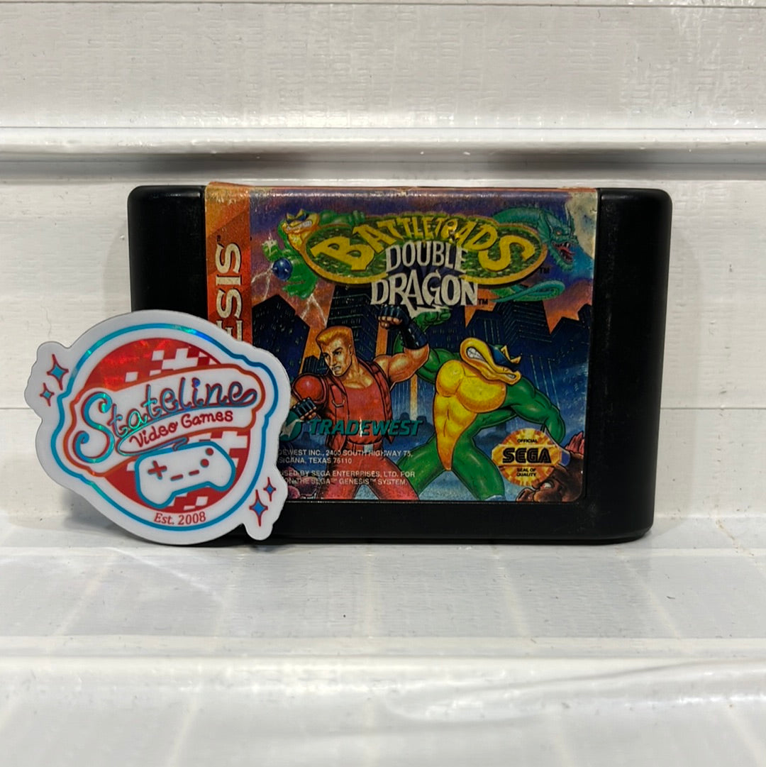 Battletoads and Double Dragon The Ultimate Team - Sega Genesis