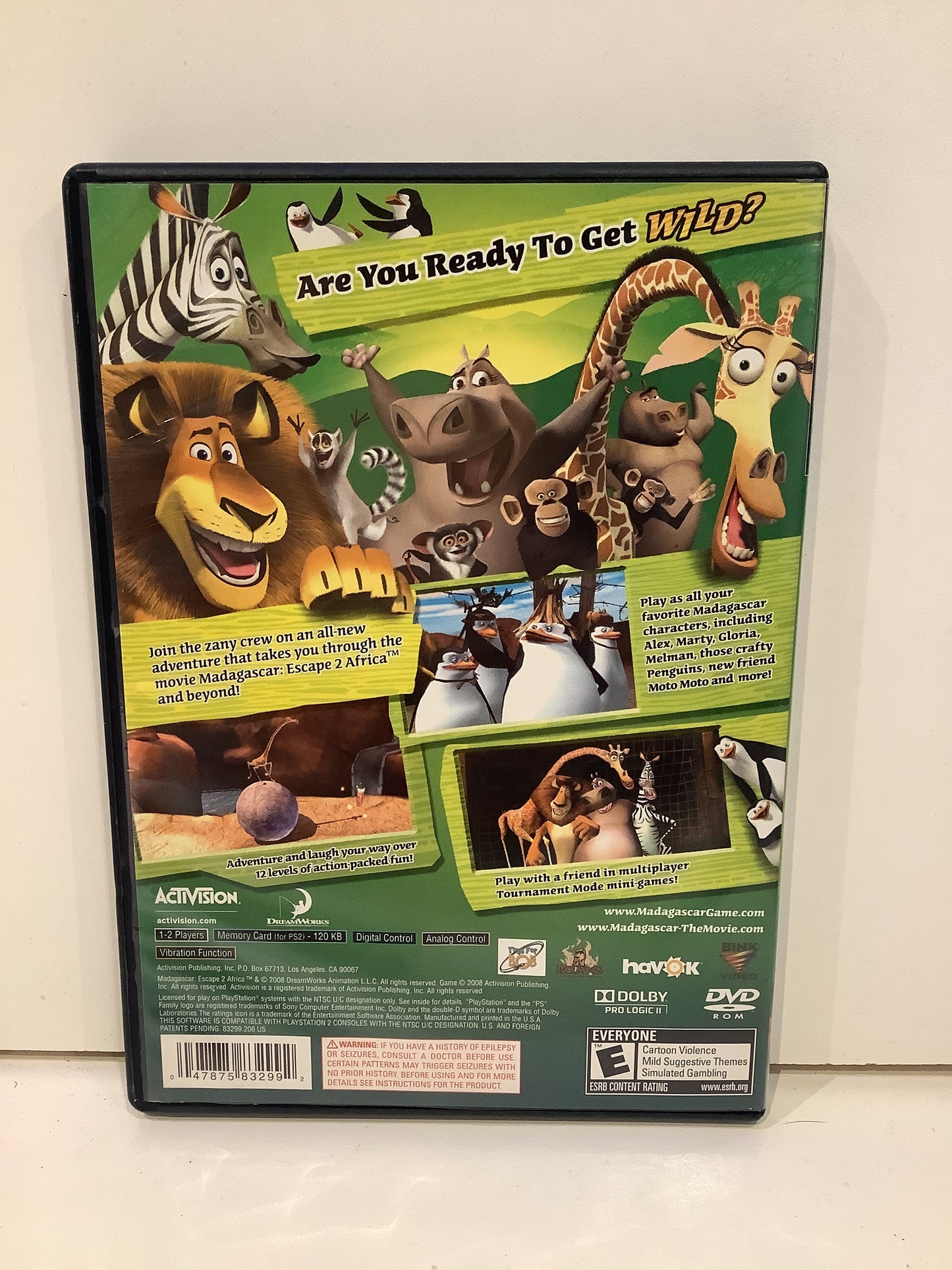Madagascar Escape 2 Africa - Playstation 2