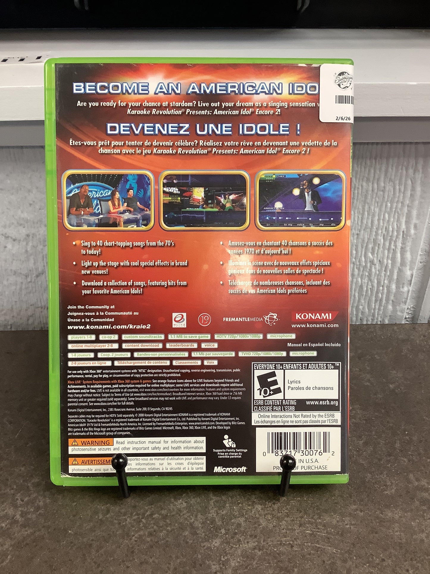 Karaoke Revolution American Idol Encore 2 - Xbox 360