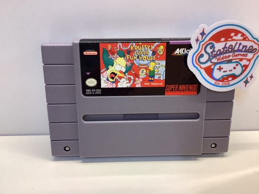 Krusty's Super Fun House - Super Nintendo