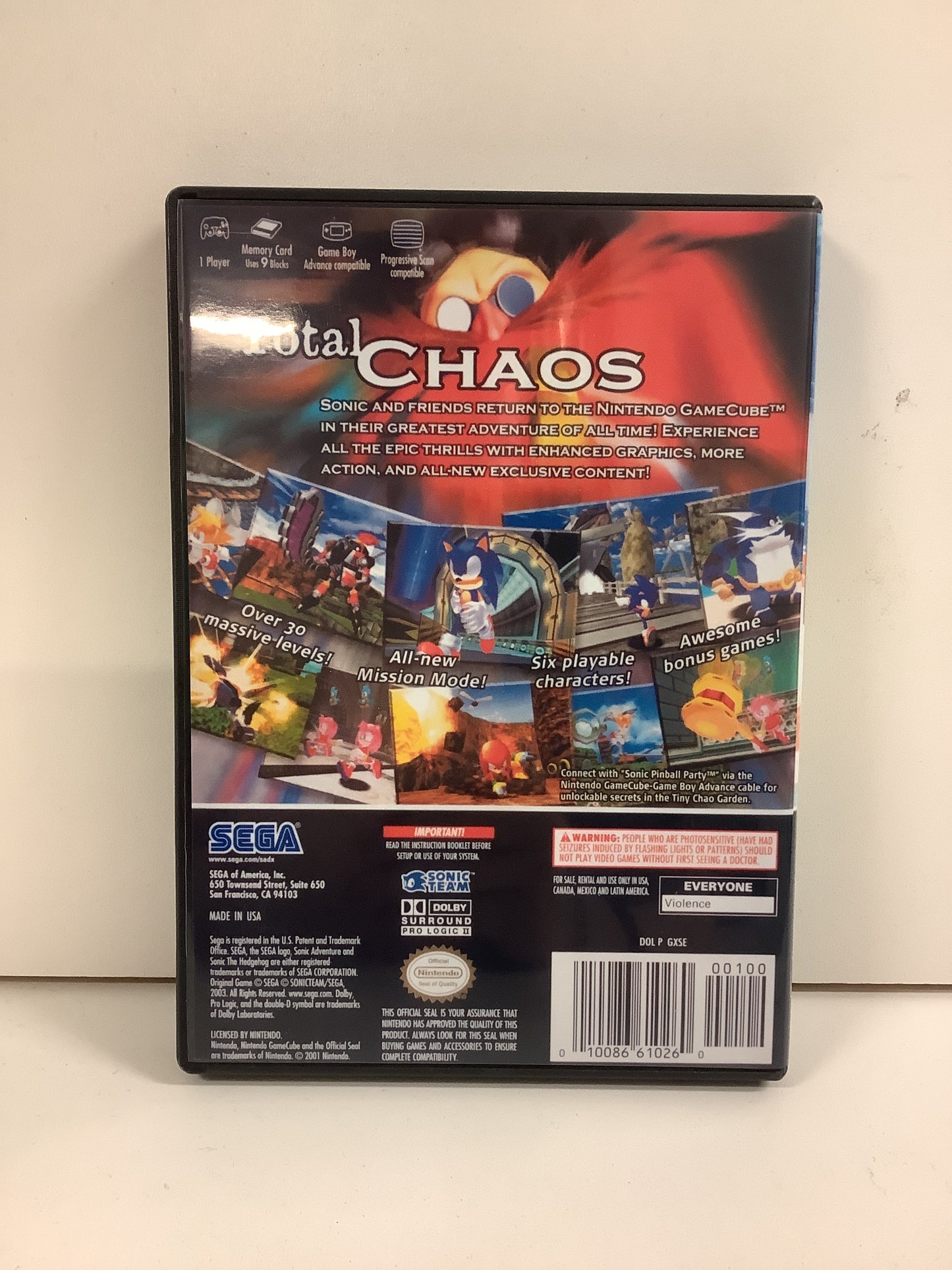 Sonic Adventure DX - Gamecube