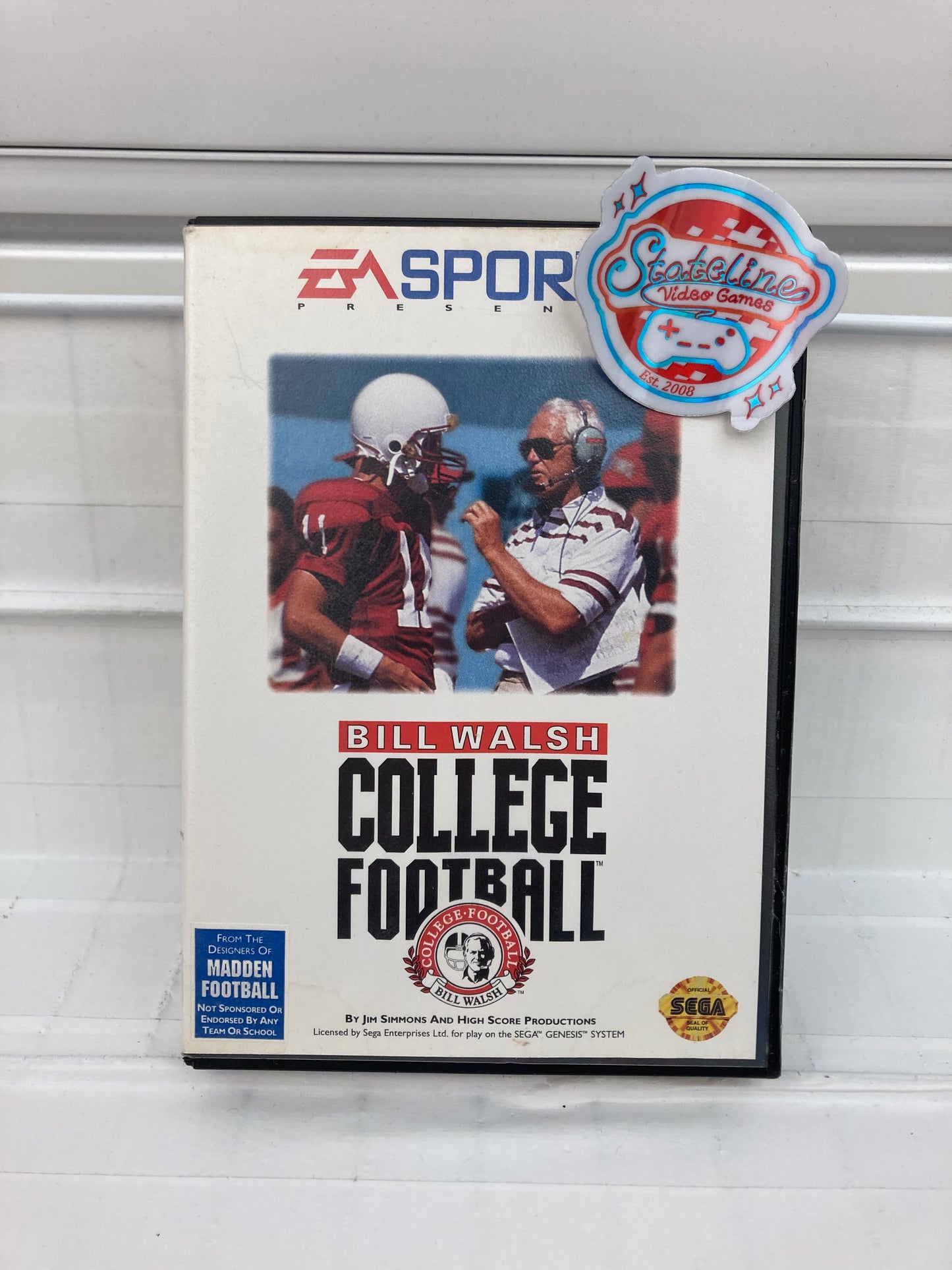 Bill Walsh College Football - Sega Genesis