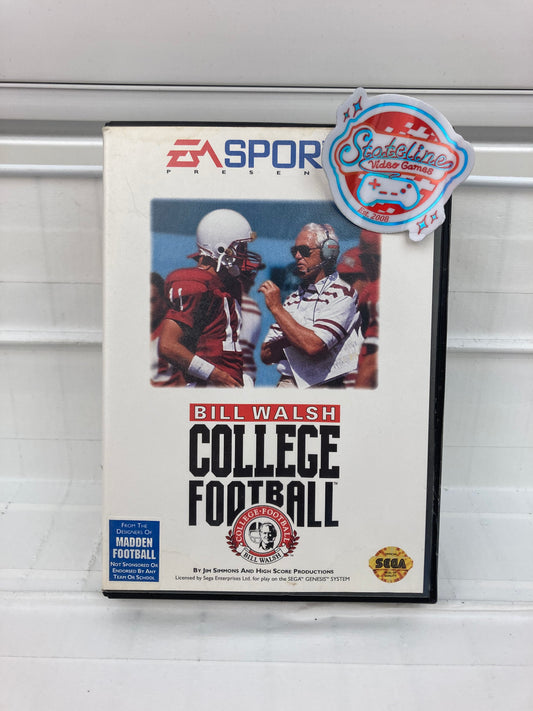 Bill Walsh College Football - Sega Genesis