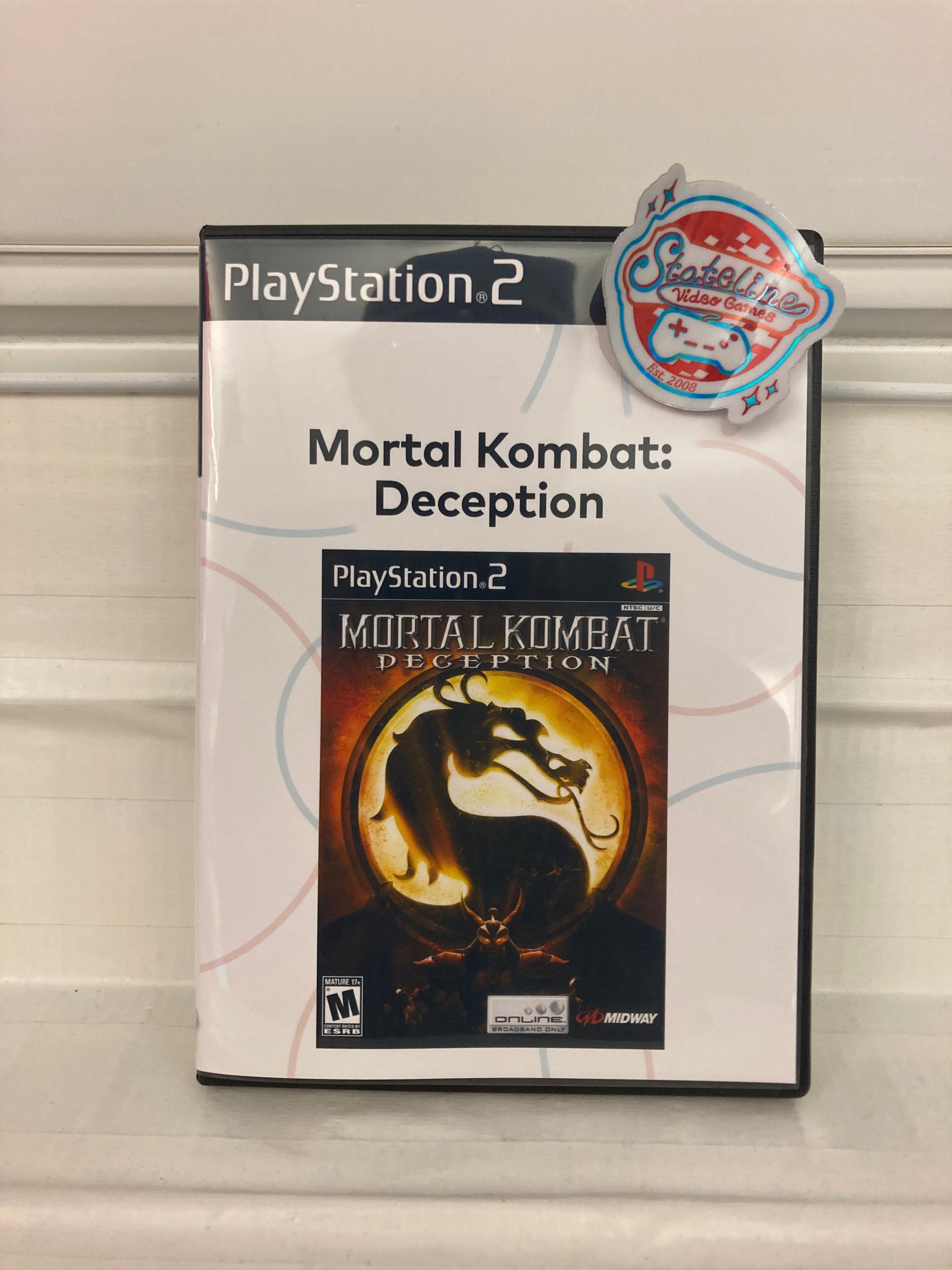 Mortal Kombat Deception - Playstation 2 – Stateline Video Games Inc. Mortal Kombat Deception - Playstation 2 – Stateline Video Games Inc.