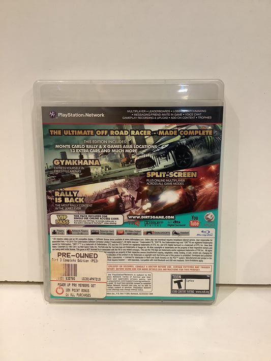 Dirt 3 [Complete Edition] - Playstation 3
