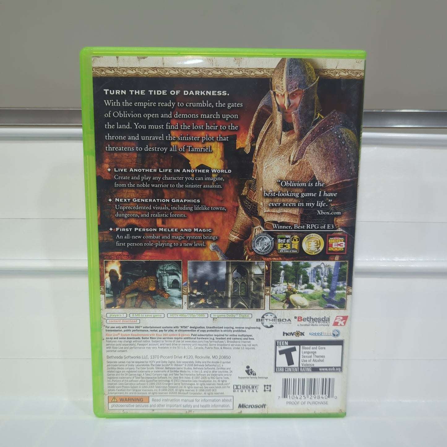 Elder Scrolls IV Oblivion - Xbox 360