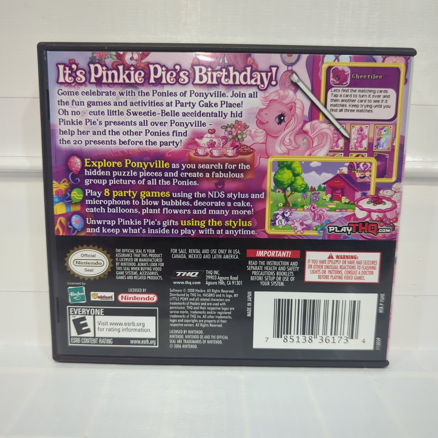 My Little Pony Pinkie Pie's Party - Nintendo DS
