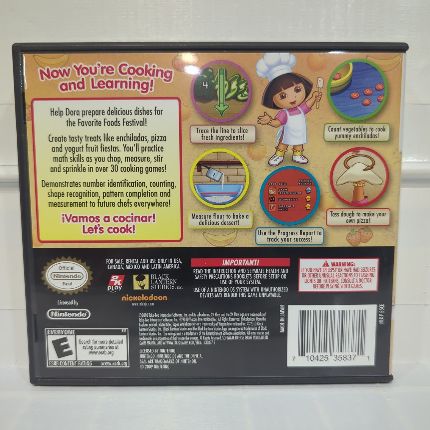 Dora's Cooking Club - Nintendo DS