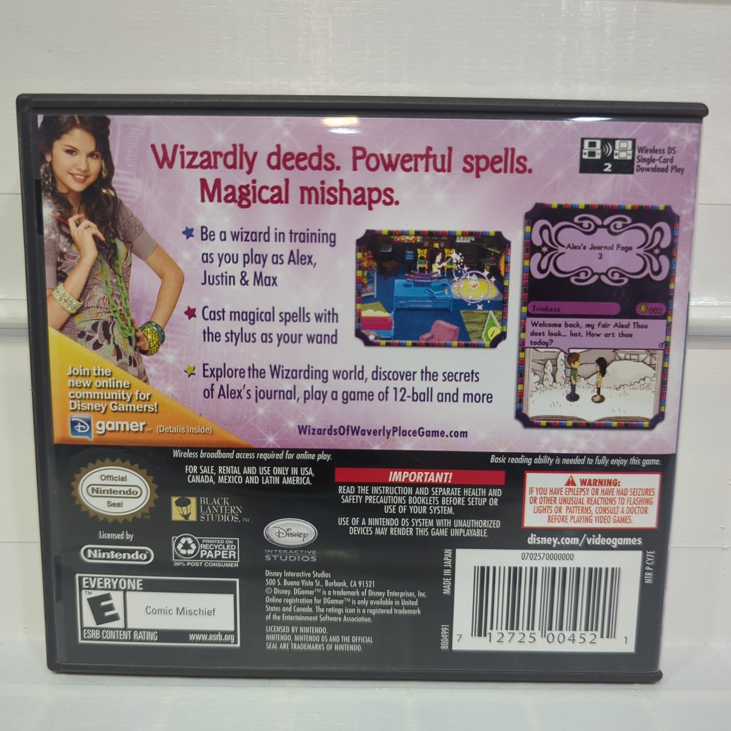 Wizards of Waverly Place - Nintendo DS