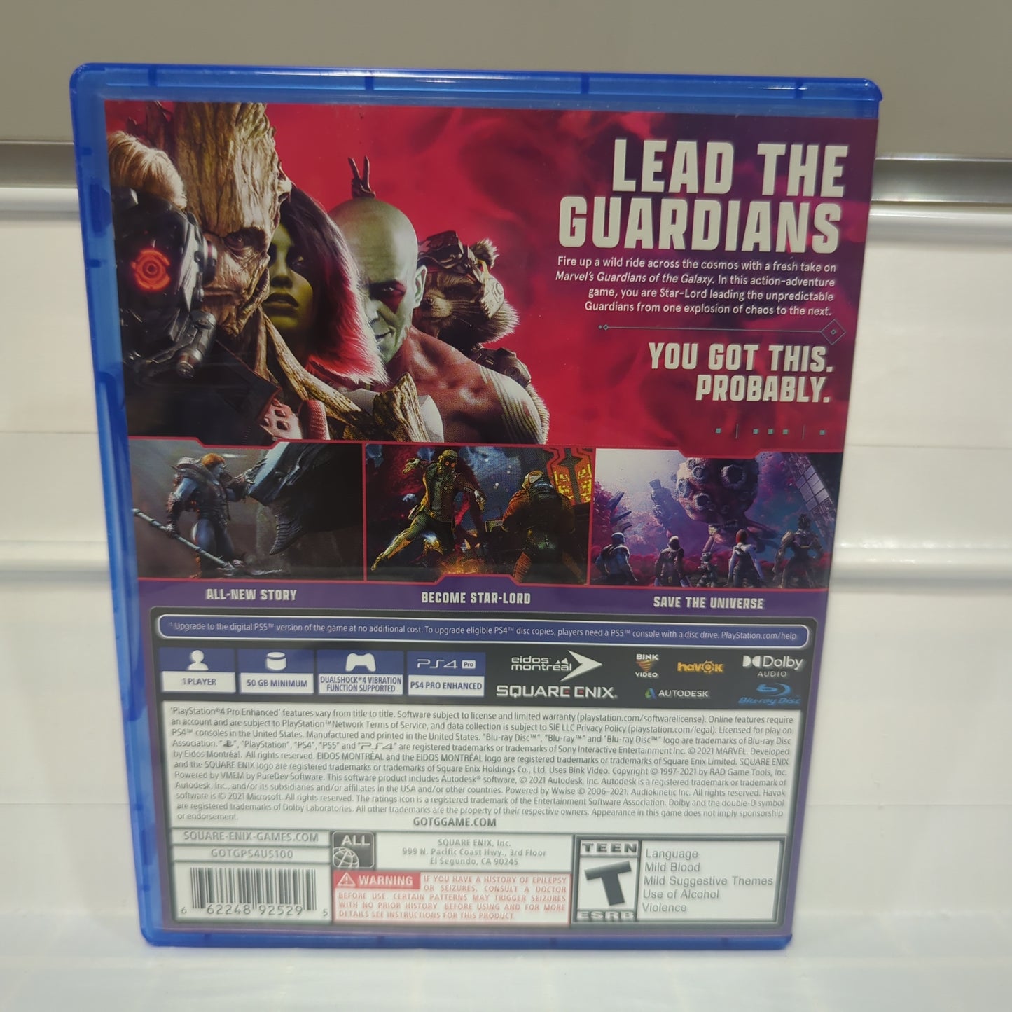 Marvel's Guardians of the Galaxy - Playstation 4