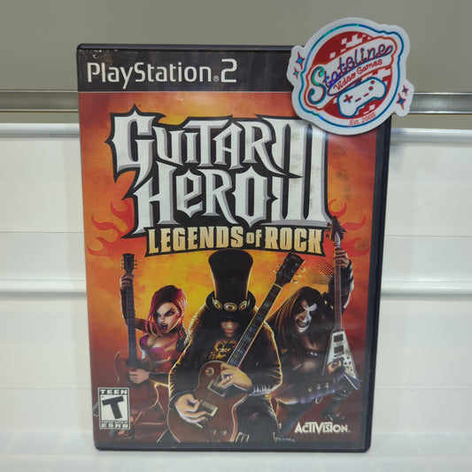 Guitar Hero III Legends of Rock - Playstation 2
