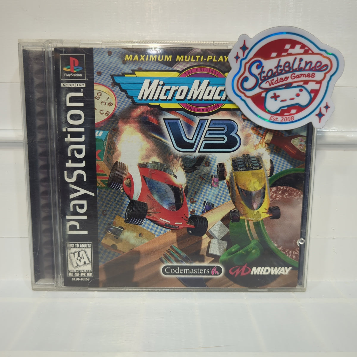 Micro Races Ps2 Micro Machines V3 - Playstation – Stateline Video Games Inc.