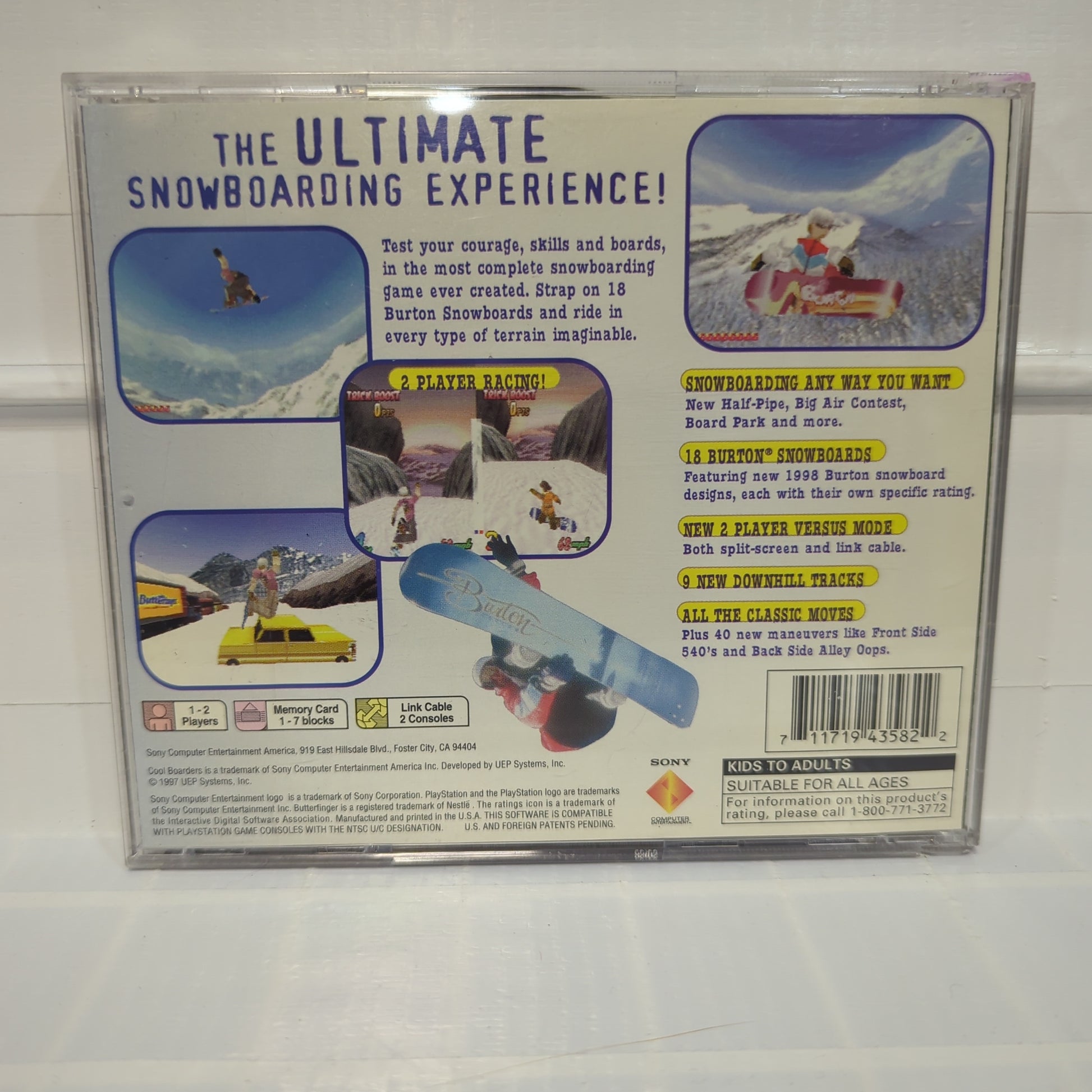 Trader Games - COOL BOARDERS 4 PLAYSTATION 1 GREATEST HITS PS1 NTSC Usa Complete Good Condition Trader Games - COOL BOARDERS 4 PLAYSTATION 1 GREATEST HITS PS1 NTSC Usa Complete Good Condition
