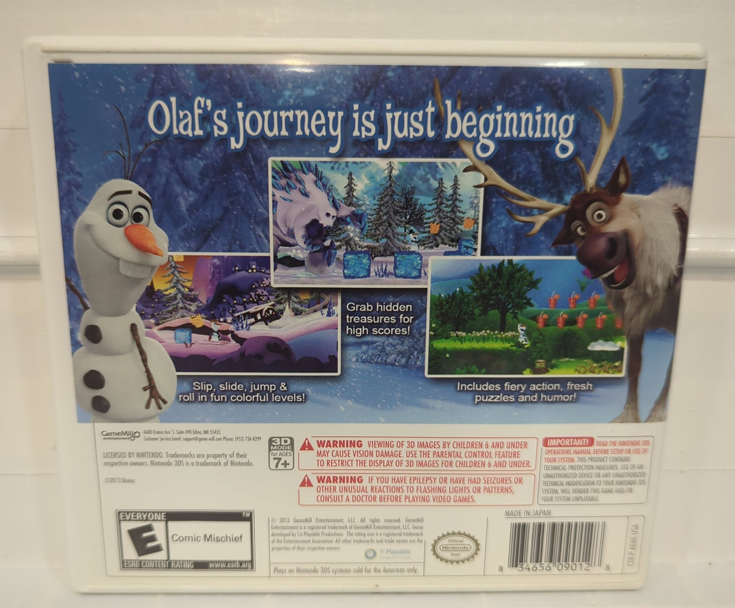 Frozen: Olaf's Quest - Nintendo 3DS