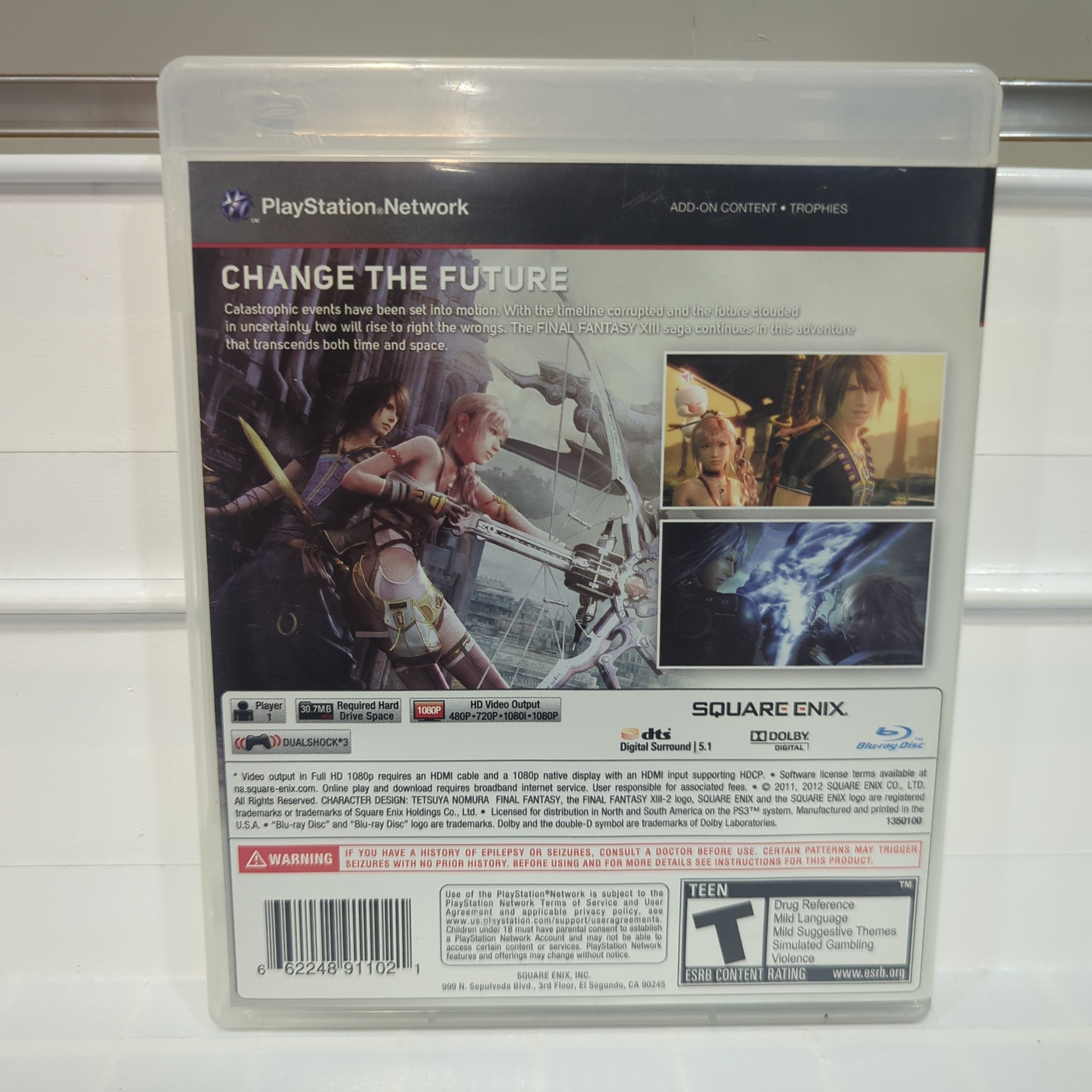 Final Fantasy XIII-2 - Playstation 3 – Stateline Video Games Inc.