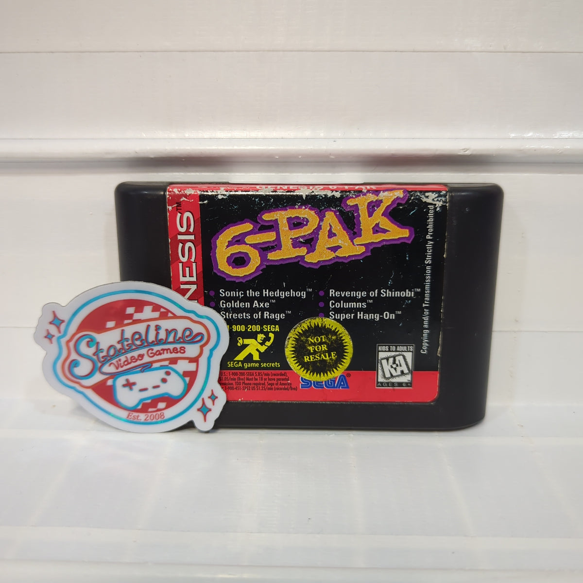 6 Pak 6-Pak - Sega Genesis – Stateline Video Games Inc.