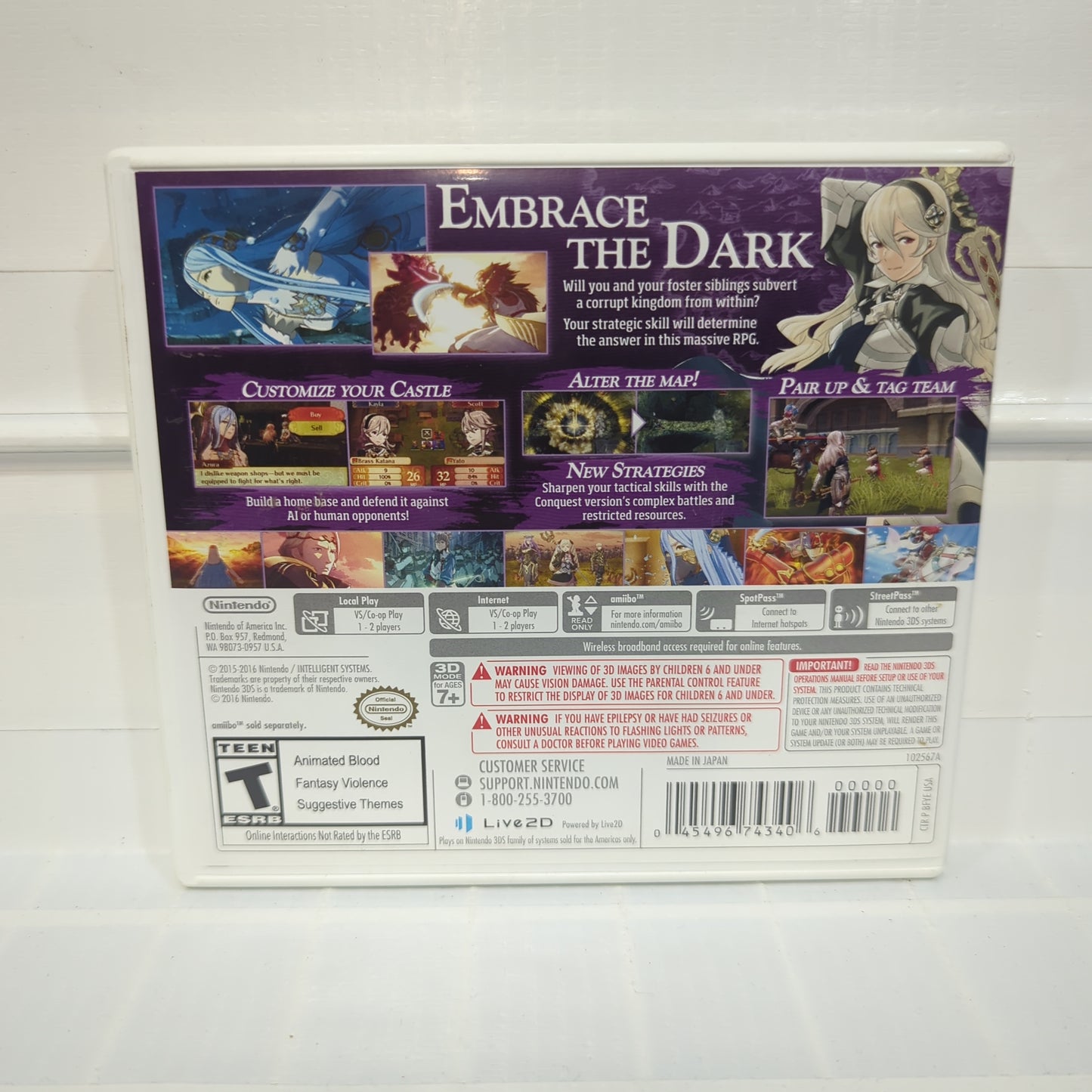 Fire Emblem Fates Conquest - Nintendo 3DS