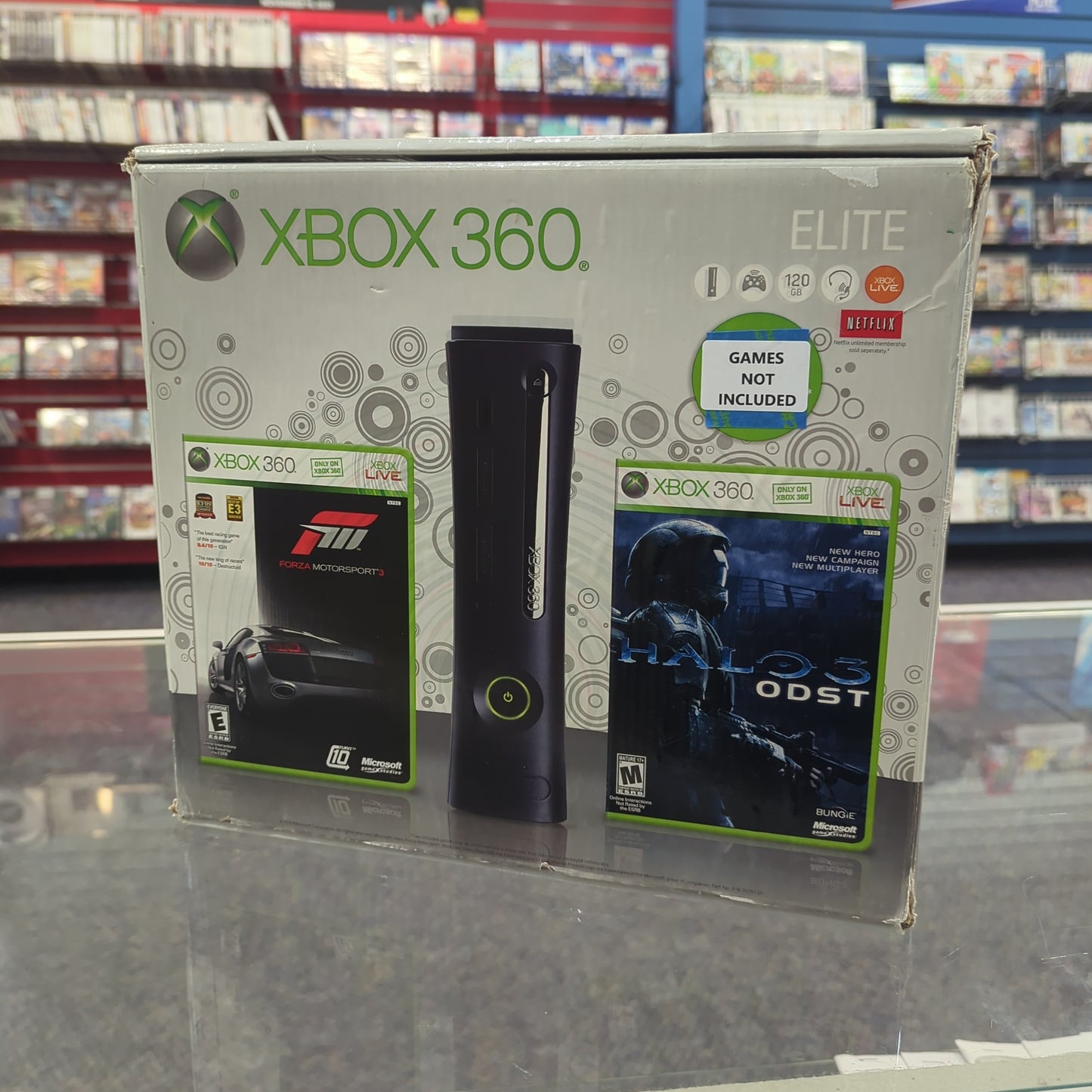 Xbox 360 Elite Model - Box