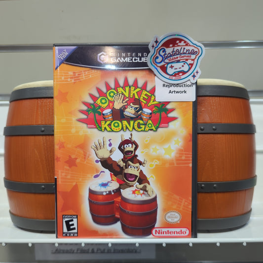 Donkey Konga w/ Bongo - Gamecube