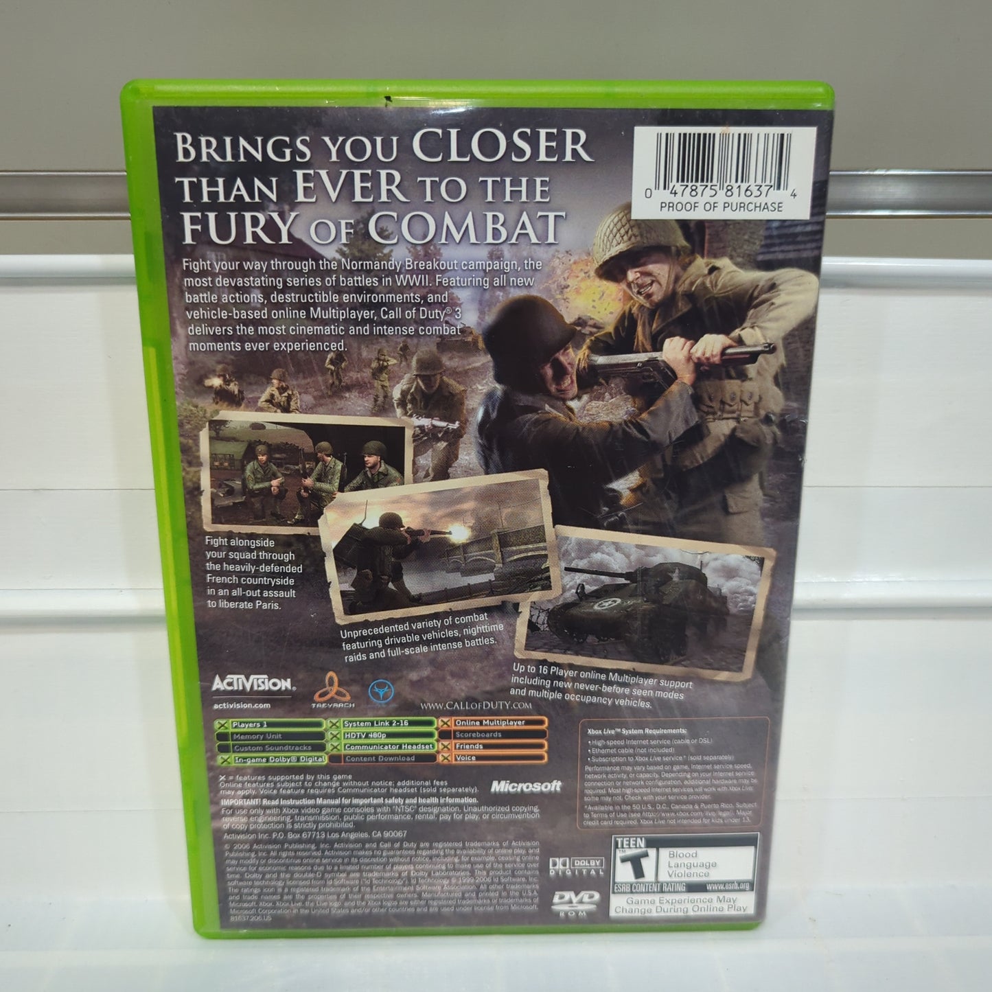 Call of Duty 3 - Xbox